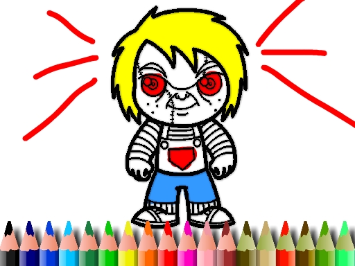 Scary Boy Coloring Book